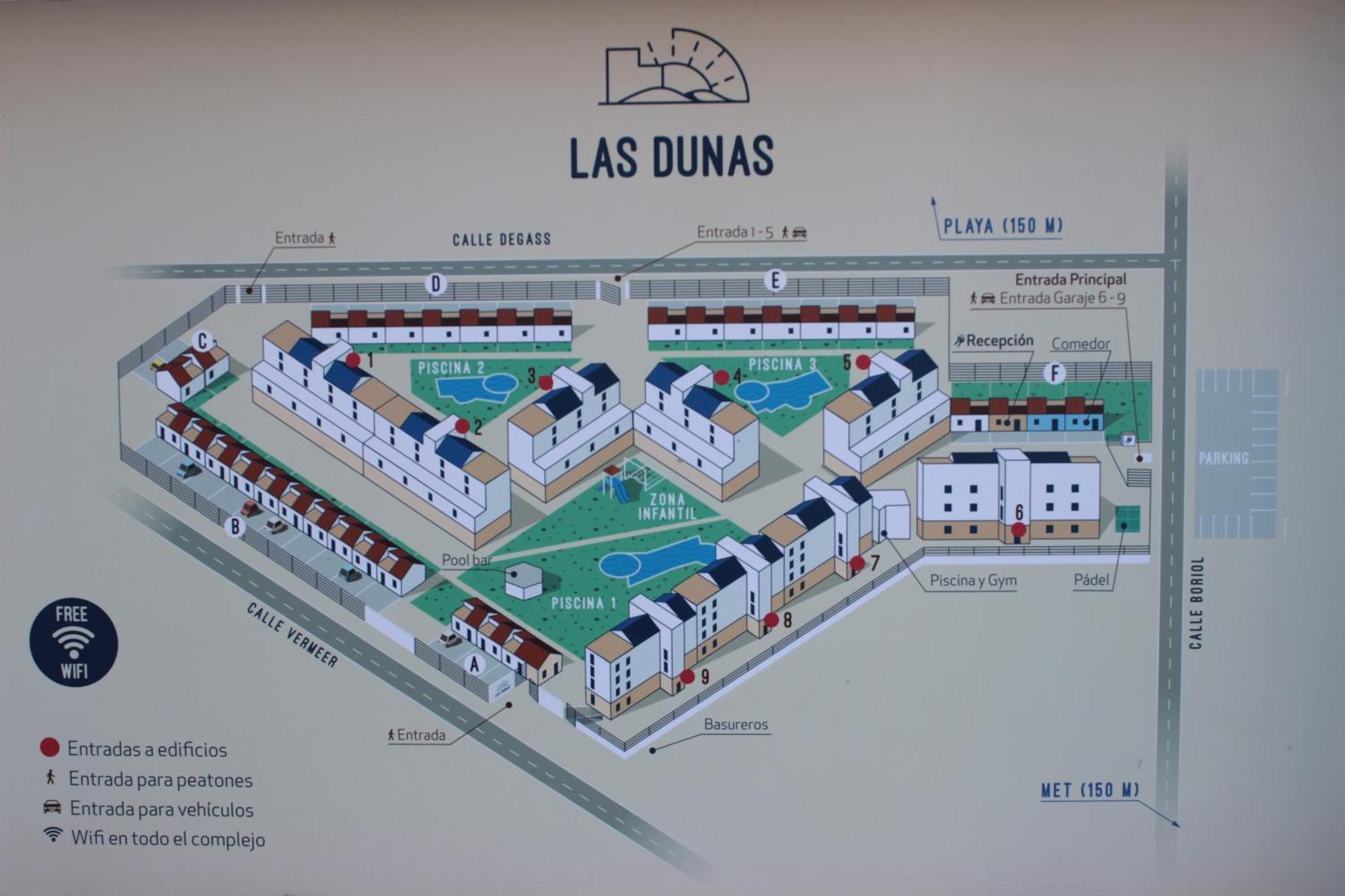 Apartament Las Dunas Oliva Nova Exterior foto